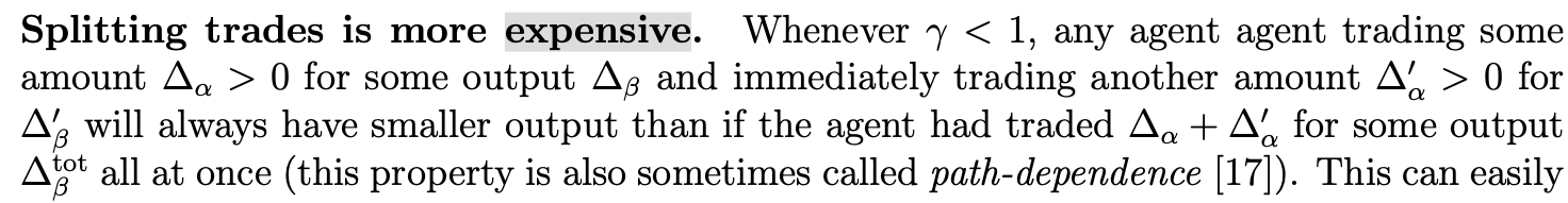 Path Independence from the paper, “An analysis of Uniswap Markets”